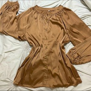 Brown blouse